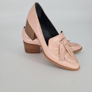 Rebecca Minkoff Edie Tassel loafers nude pointy-toe size 9